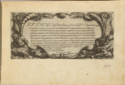 Frontispiz: Widmung an Pietro Strozzi von Antonio Tempesta