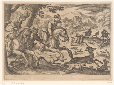 Hirschjagd von Antonio Tempesta