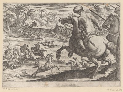 Löwenjagd von Antonio Tempesta