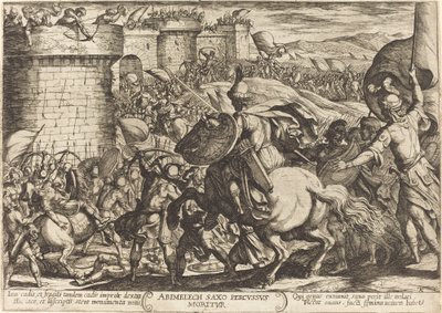 Der Tod von Abimelech von Antonio Tempesta