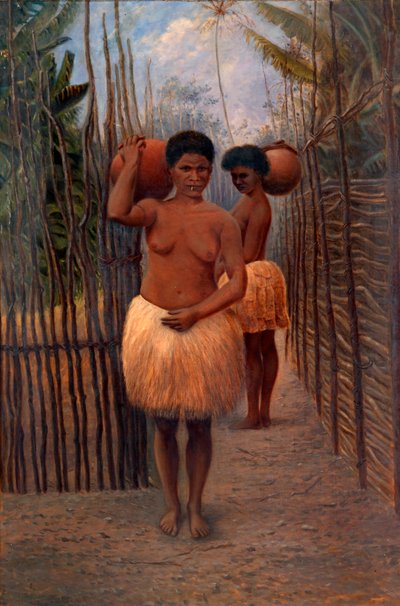 Papuanische Frauen, ca. 1890-1899 von Antonio Zeno Shindler