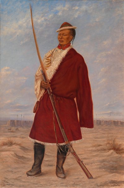 Tibetischer Mann, ca. 1893 von Antonio Zeno Shindler