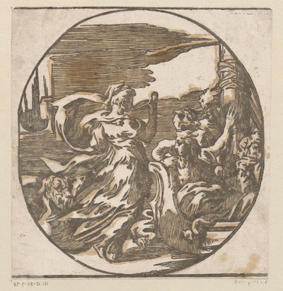 Circe trinkend von Antonio da Trento (possibly)