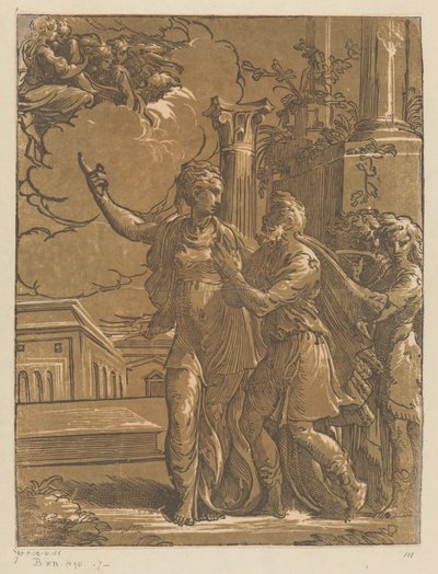 Kaiser Augustus und die Tiburtinische Sibylle von Antonio da Trento