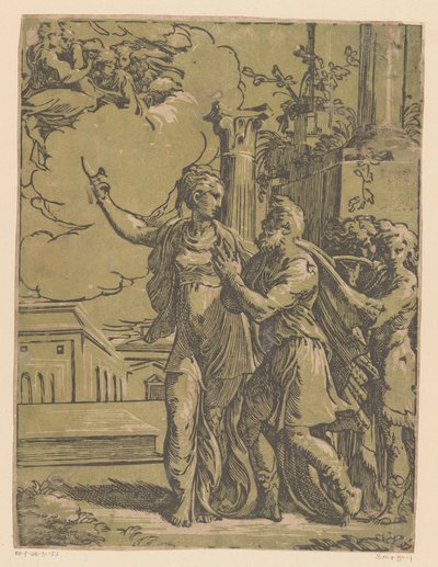Kaiser Augustus und die Tiburtinische Sibylle von Antonio da Trento
