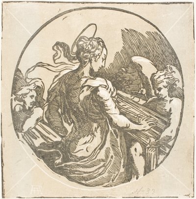 Heilige Cäcilia von Antonio da Trento