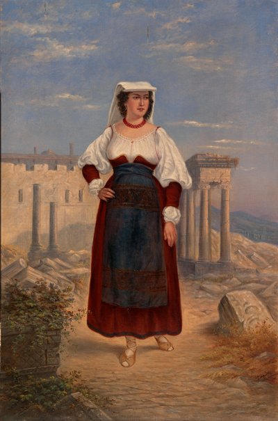 Italienische Frau von Antonion Zeno Shindler