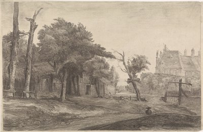 Landschaft mit Schloss von Antoon Overlaet