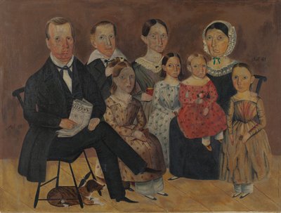 Familienporträt von John J. Wagner von Archie Thompson