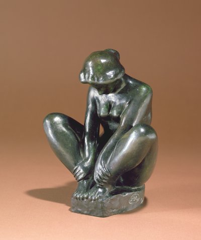 Mädchen, das beide Füße hält, 1920 von Aristide Maillol