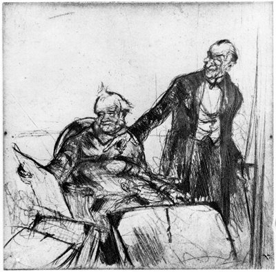 Der Sammler, ca. 1900-1935 1924 von Armand Coussens