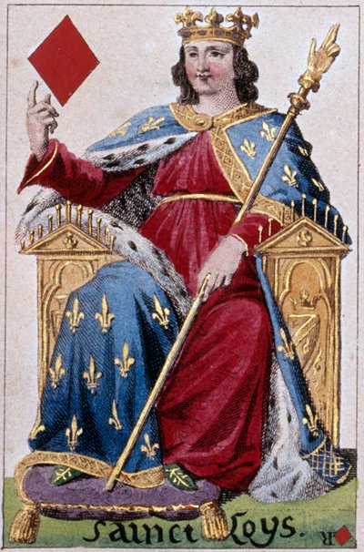 Darstellung von König Ludwig dem Heiligen von Armand Gustave Houbigant