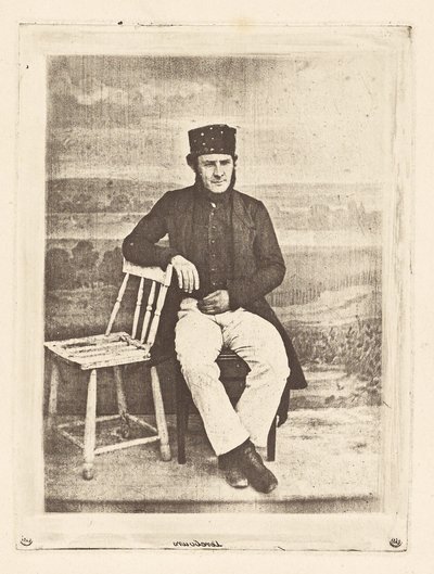 Porträt eines Mannes von Armand Hippolyte Louis Fizeau
