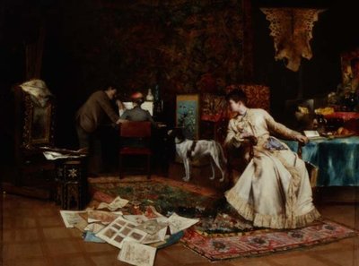 Das Atelier des Künstlers von Armand Toussaint