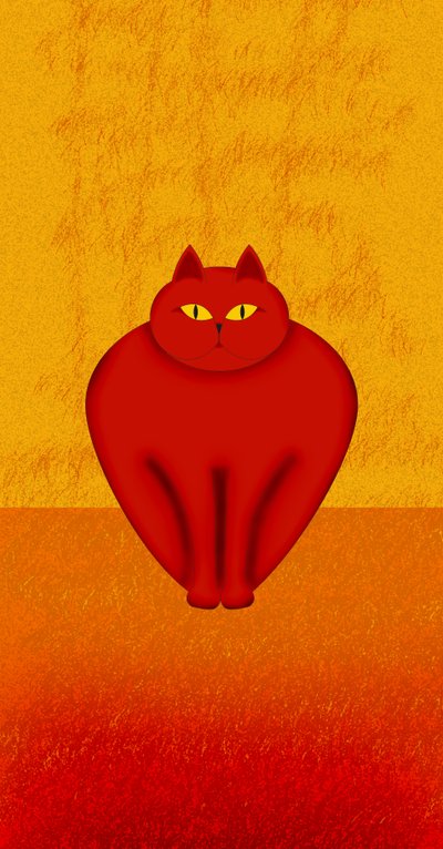 Rote Katze von Armin Mumper