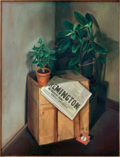 Stilleben mit Zeitung von Arno Henschel