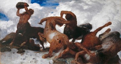 Schlacht der Kentauren, 1872-73 von Arnold Böcklin