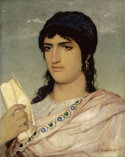 Sappho, 1862 von Arnold Böcklin