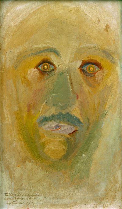 Selbstporträt (Vision) von Arnold Schönberg