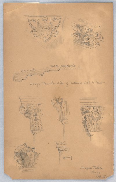 Dogenpalast, Venedig von Arnold William Brunner