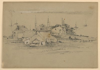 Fischerdorf von Arnold William Brunner