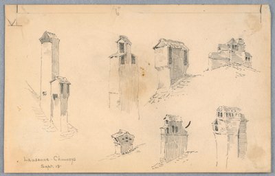 Lausanne Schornsteine von Arnold William Brunner