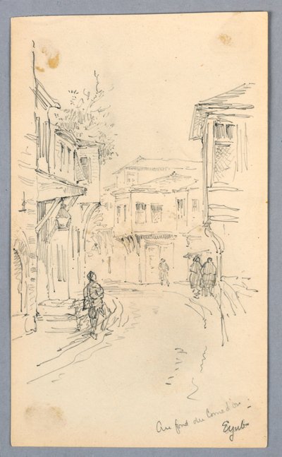 Straßenszene von Arnold William Brunner
