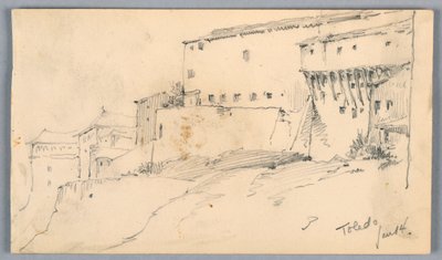 Mauern in Toledo von Arnold William Brunner