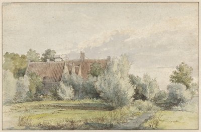 Haus zwischen Bäumen von Arnoldus Johannes Eymer