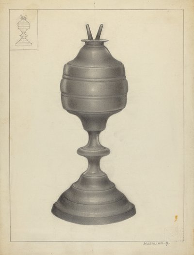 Kamphinlampe von Arsen Maralian