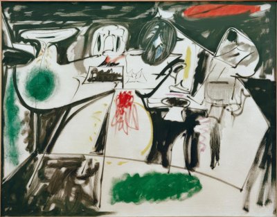 Letztes Gemälde (Der schwarze Mönch) von Arshile Gorky