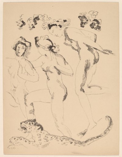 Bacchantinnen von Arthur B. Davies