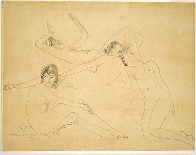 Vier Figuren von Arthur B. Davies