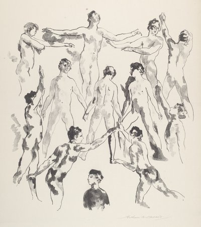 Zwölf Männer von Arthur B. Davies