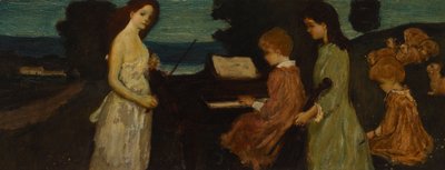Musik auf den Feldern von Arthur Bowen Davies