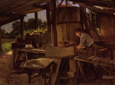 Die Hütte des Ziegelmachers von Arthur Claude Cooke