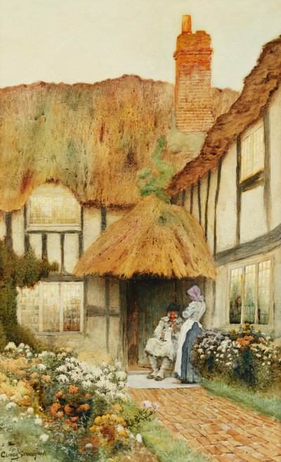 Ein ruhiger Moment von Arthur Claude Strachan