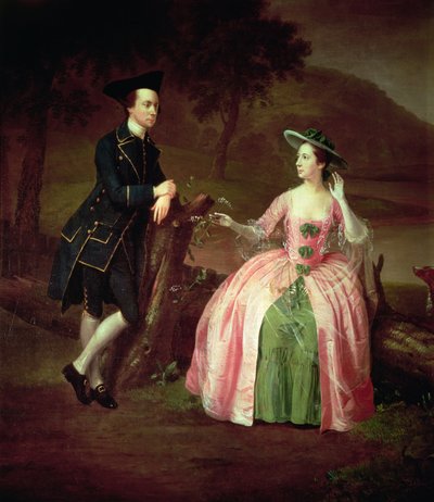 Sir George und Lady Strickland von Arthur Devis