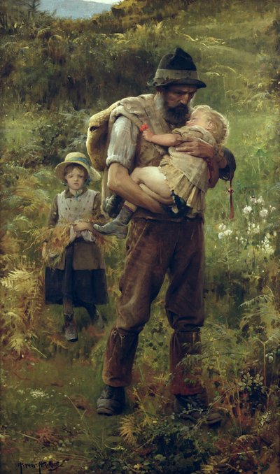 Eine schwere Last von Arthur Hacker