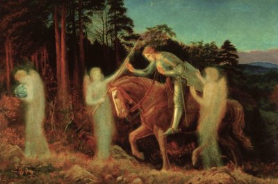 Sir Galahad, 1867-1892 von Arthur Hughes