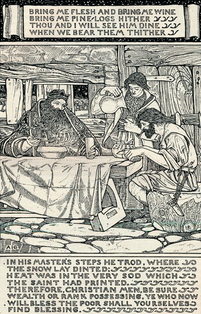 Guter König Wenzel, 1895 von Arthur Joseph Gaskin