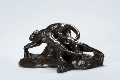 Hunde fangen Puma von Arthur Putnam