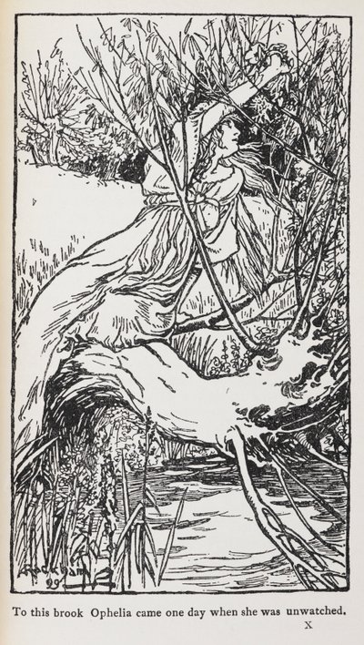 Illustration aus Hamlet von Arthur Rackham