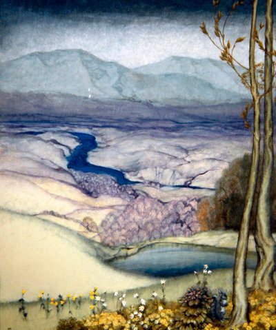 Landschaft, ca. 1920 von Arthur Rackham