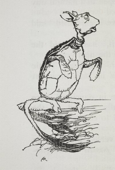 Die falsche Schildkröte von Arthur Rackham