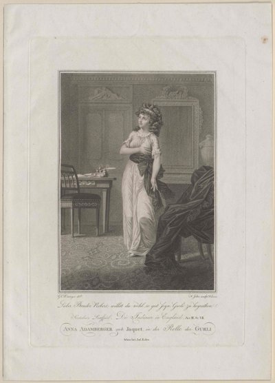 Anna Adamberger-Jaquet von Artist Unknown