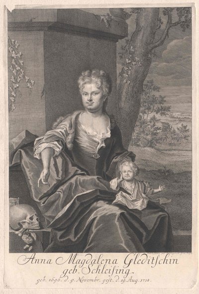 Anna Magdalene Schleising von Artist Unknown
