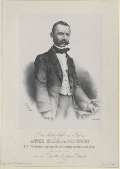 Anton von Sponar-Blinsdorf von Artist Unknown