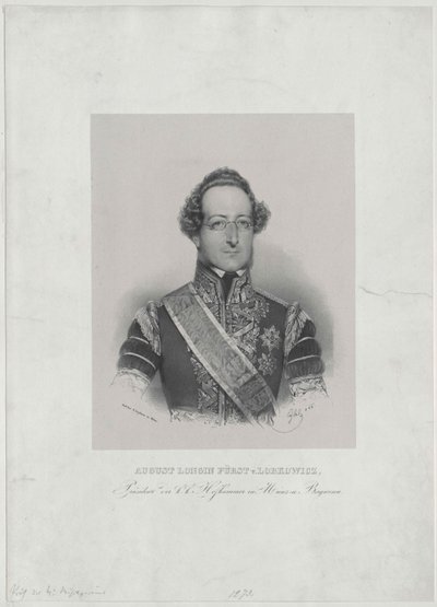August Graf Lobkowitz von Artist Unknown