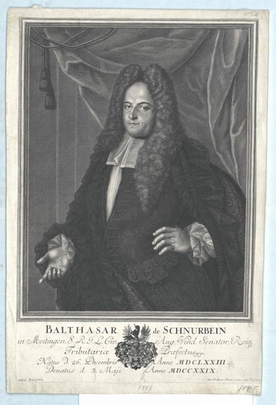 Balthazar Schnurbein von und zu Meitingen von Artist Unknown